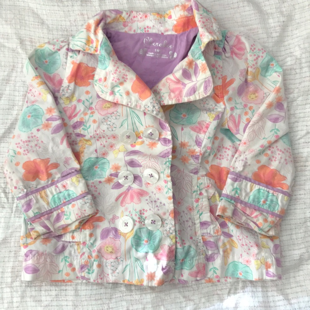 18 Month Baby Girl Floral Jacket